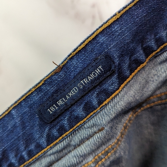 Lucky Brand Jeans Mens 40 X 31 181 Relax Straight Denim Stone Medium Wash - Picture 8 of 11